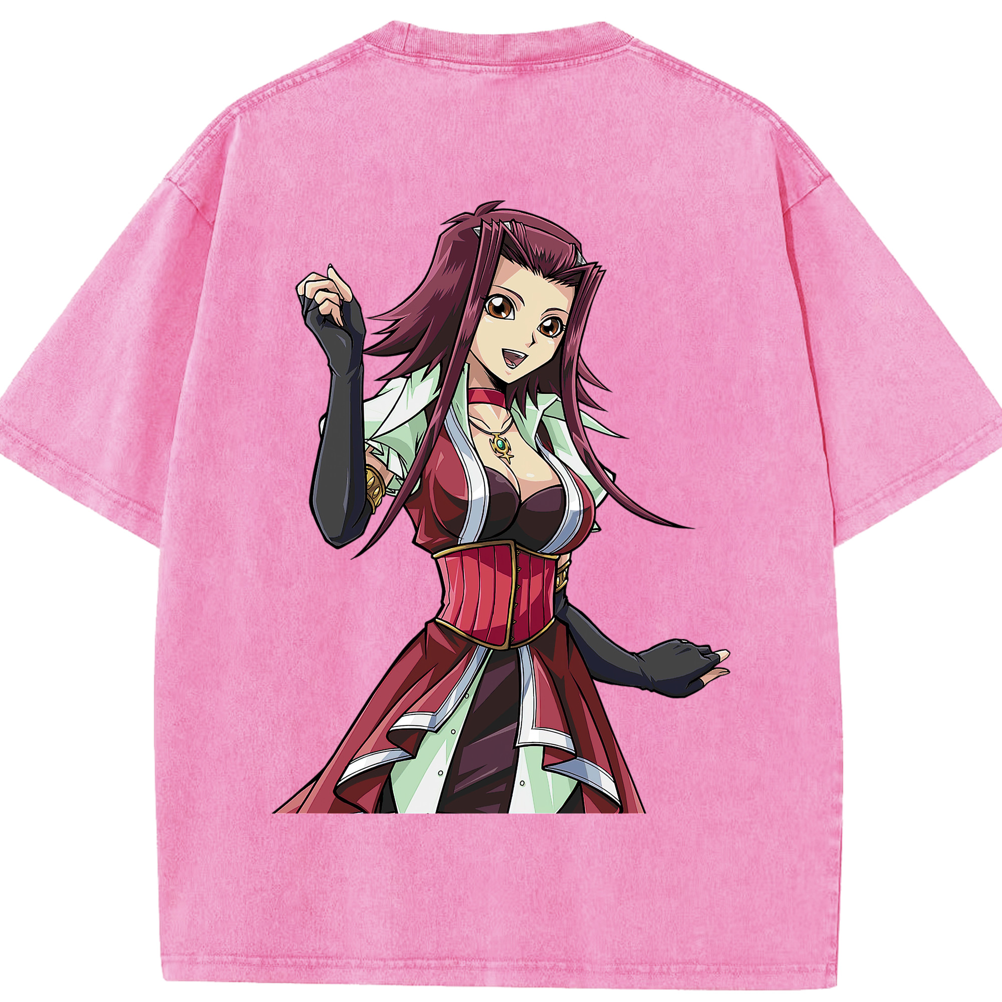 （画像用） 遊☆戯☆王 Yu-Gi-Oh! 綿100% ヴィンテージ風 半袖Tシャツ（背面プリント）